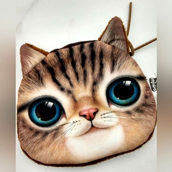 Free Kitty Cat Coin Purse Kids Girls Women - Picture 2 of 9